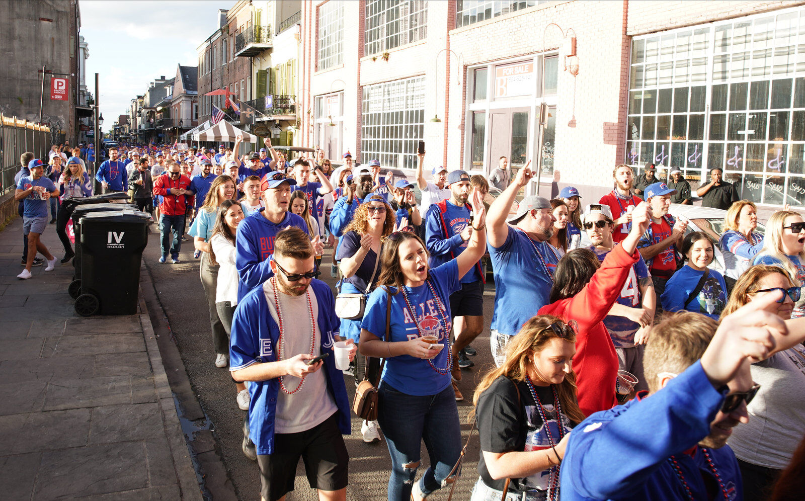 Buffalo Bills packers of NOLA Takeover Parade
